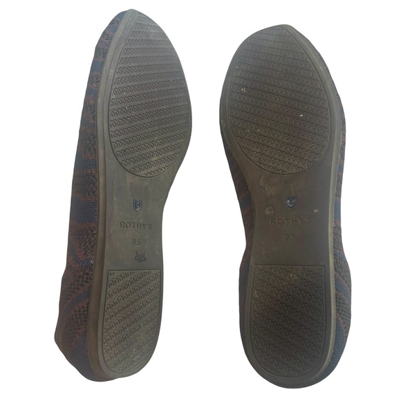 Rothy’s Sapphire Zebra Slip On Flats Size 9.5 Excellent Condition - Picture 8 of 9